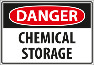 Danger - chemical storage.