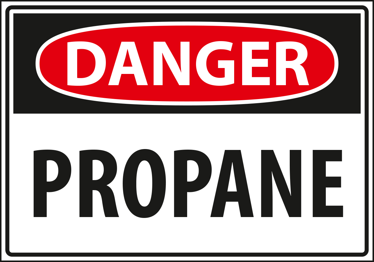 Danger - propane.