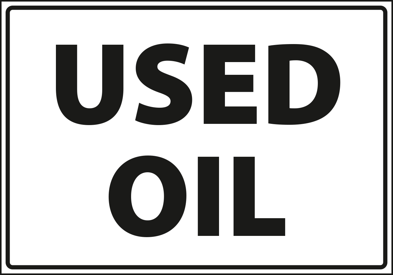 Used oil.
