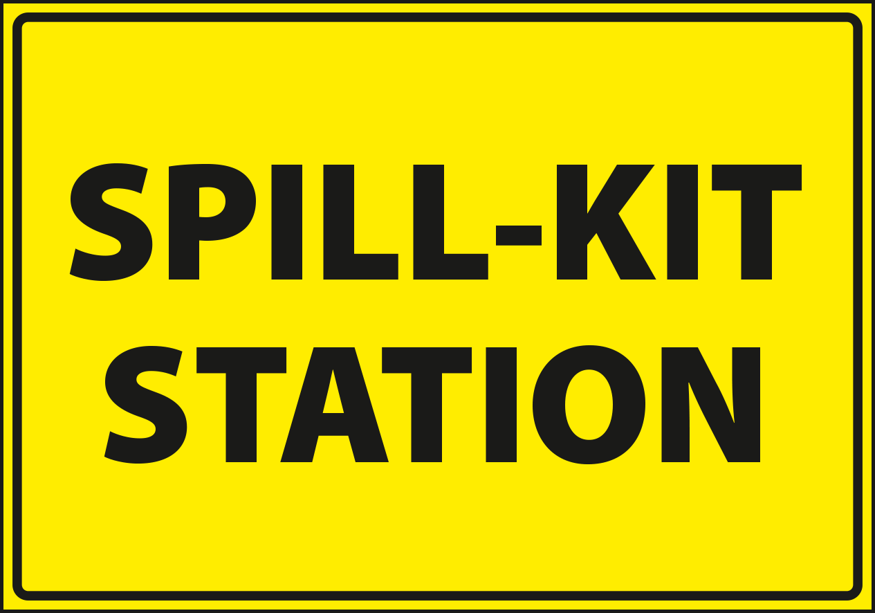 Spill - kit station.