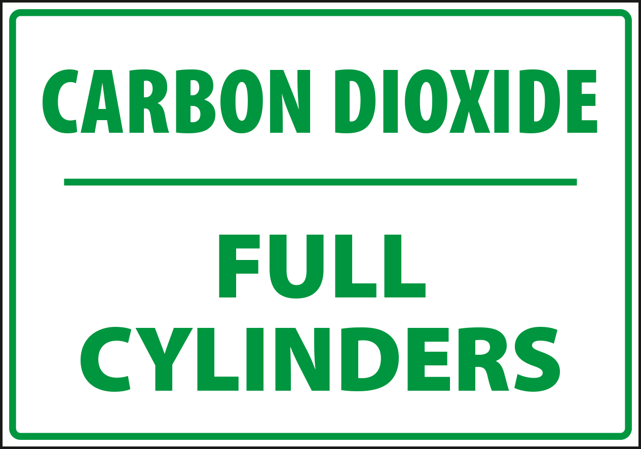 Carbon Dioxide - full cylinders.