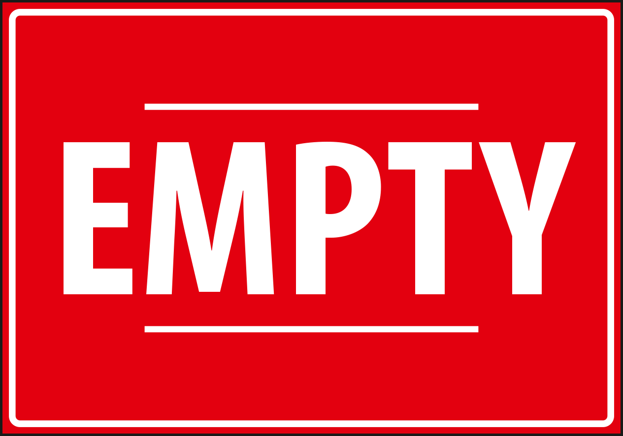 Empty.
