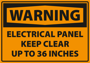 Warning - Electrical