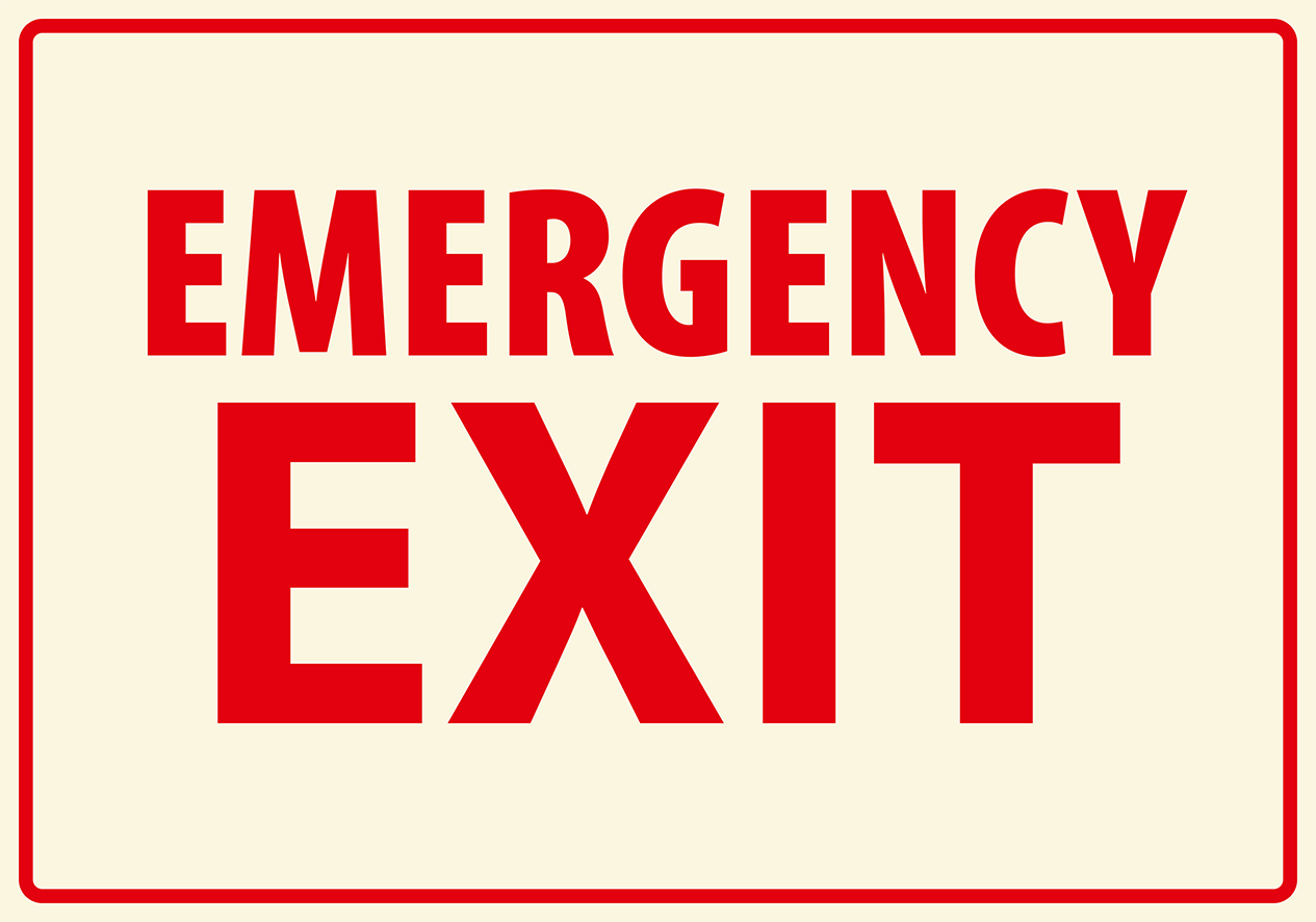 EX0024 - Emergency exit