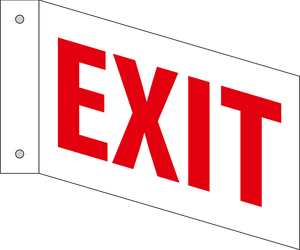EX0029 - 90D projecting Exit sign