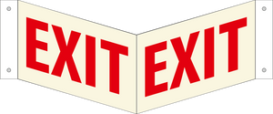 EX0030 - 180 projecting Exit sign