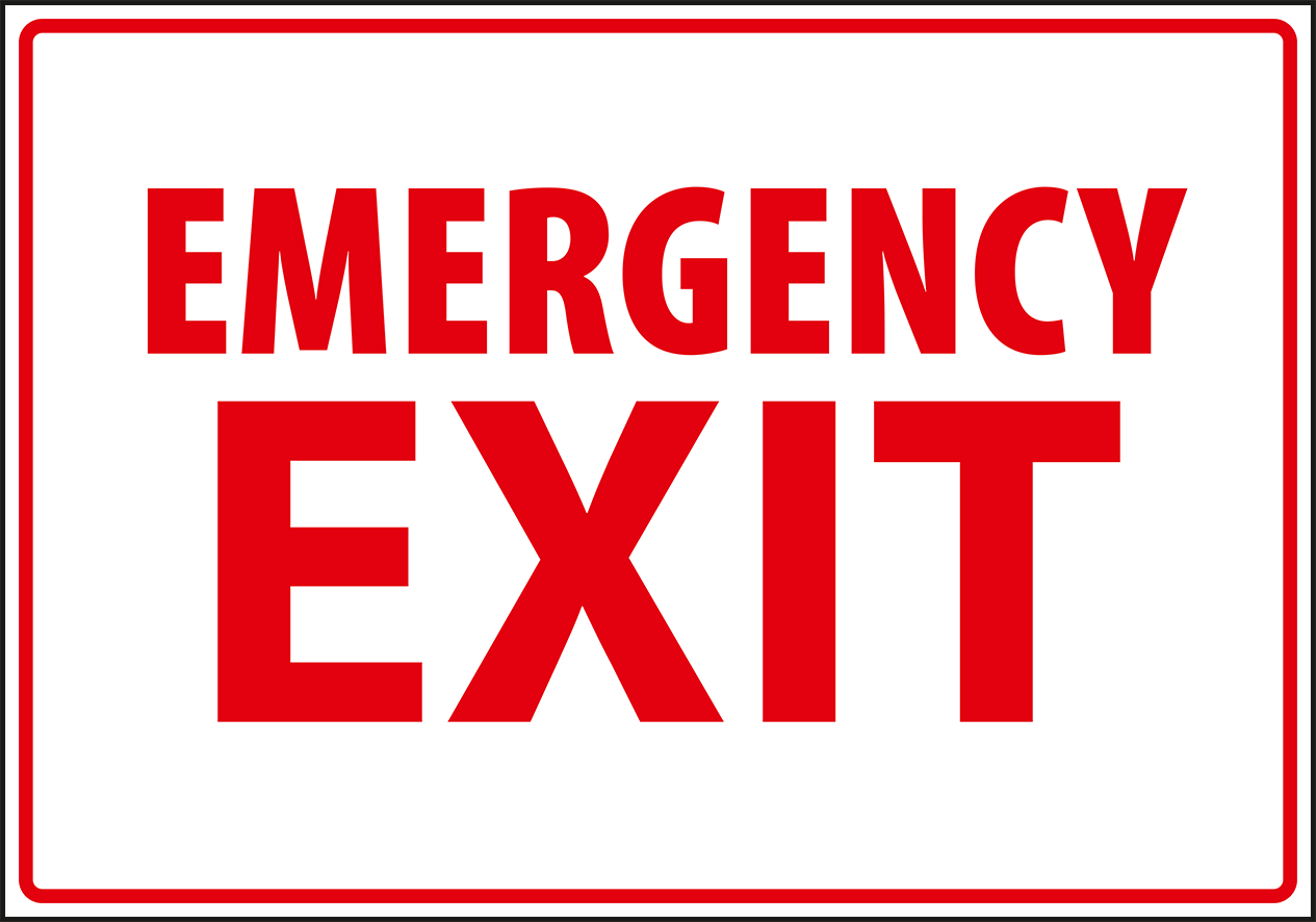 EX0043 - Emergency exit
