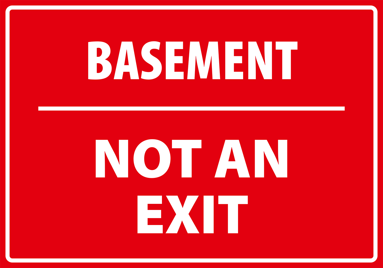 EX0064 - Base ment - Not an Exit