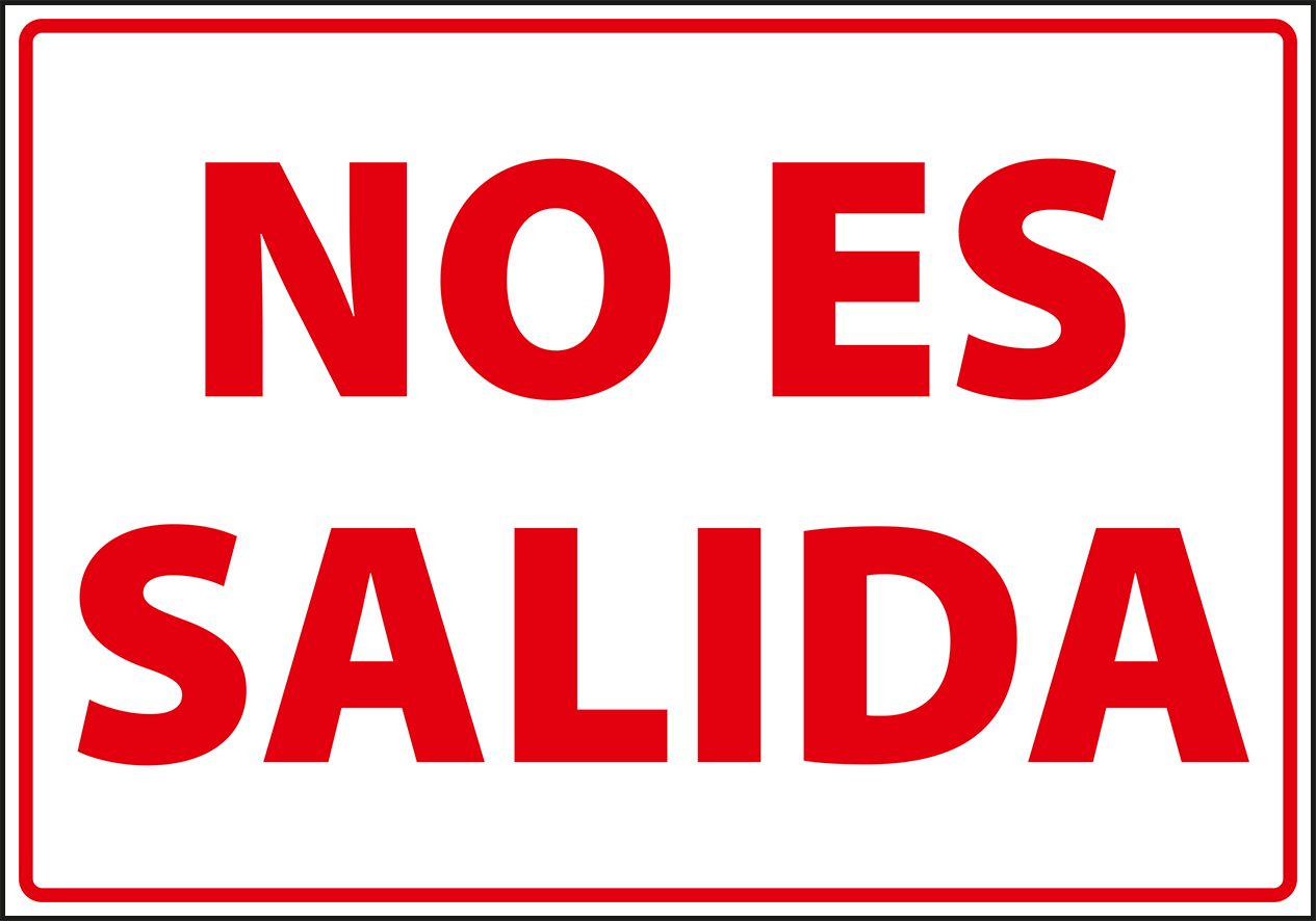 EX0079 - No es salida