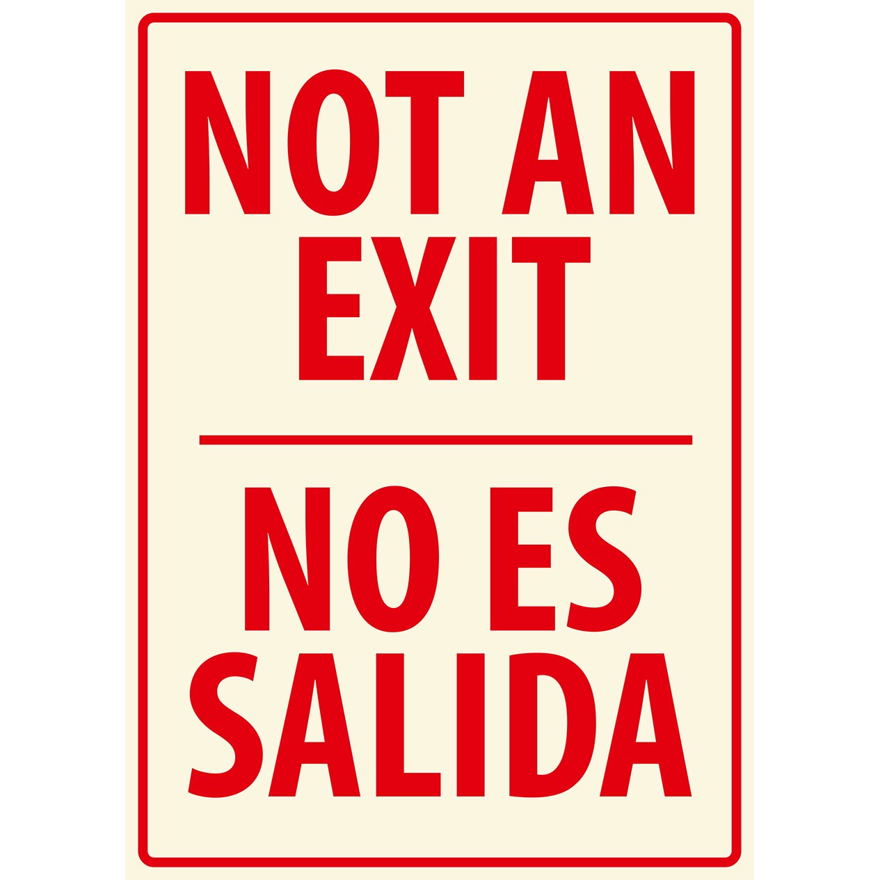 EX0080 - Not an exit - No es salida