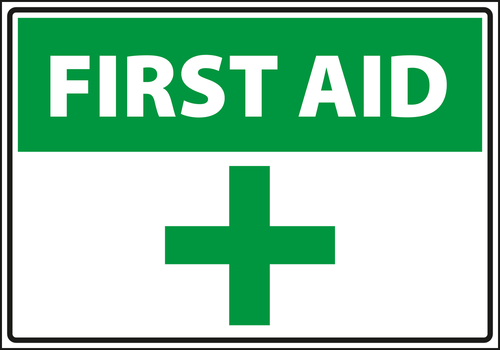 Warning - Caution first aid