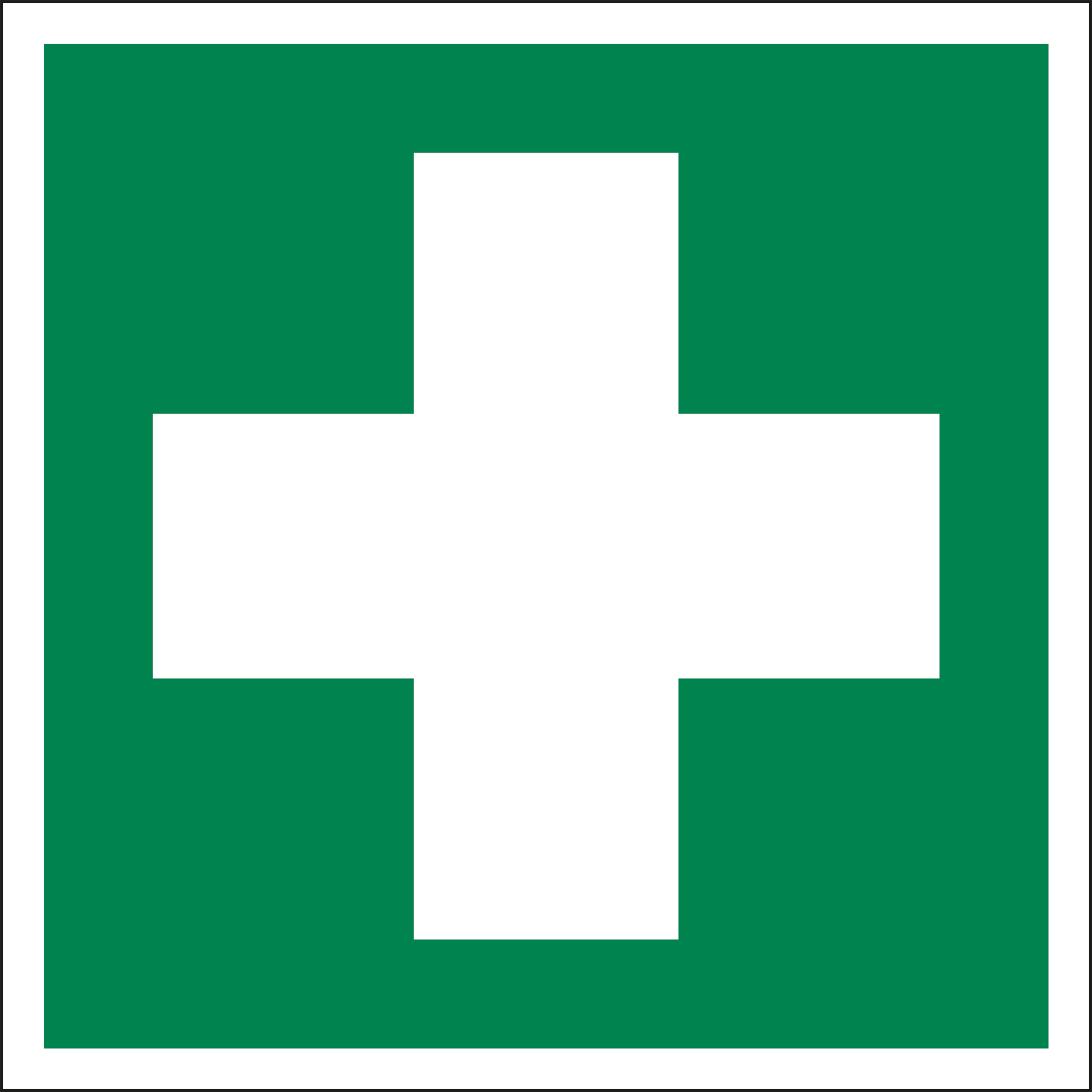 First aid. ISO 7010 [E003]