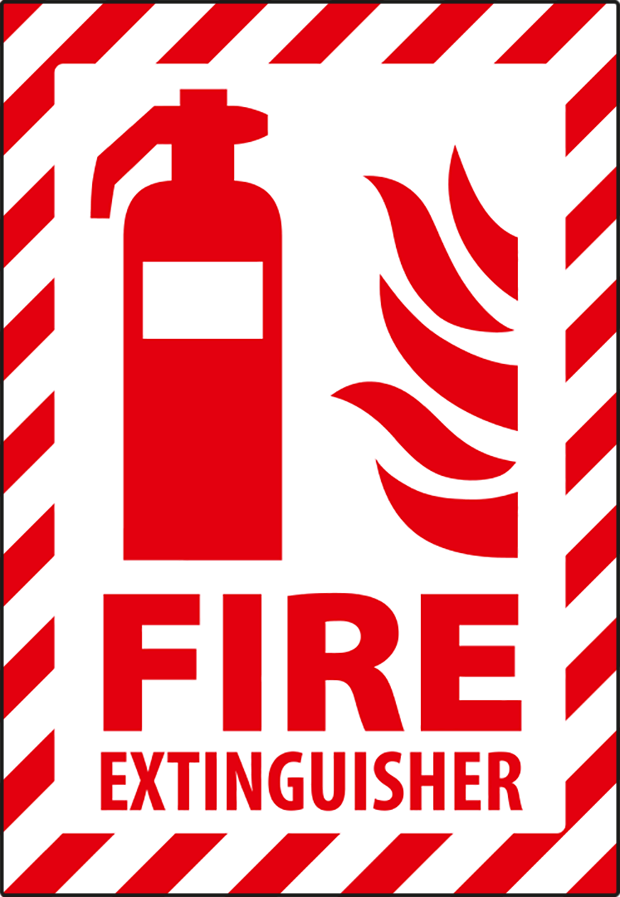 Fire Extinguisher with symbol