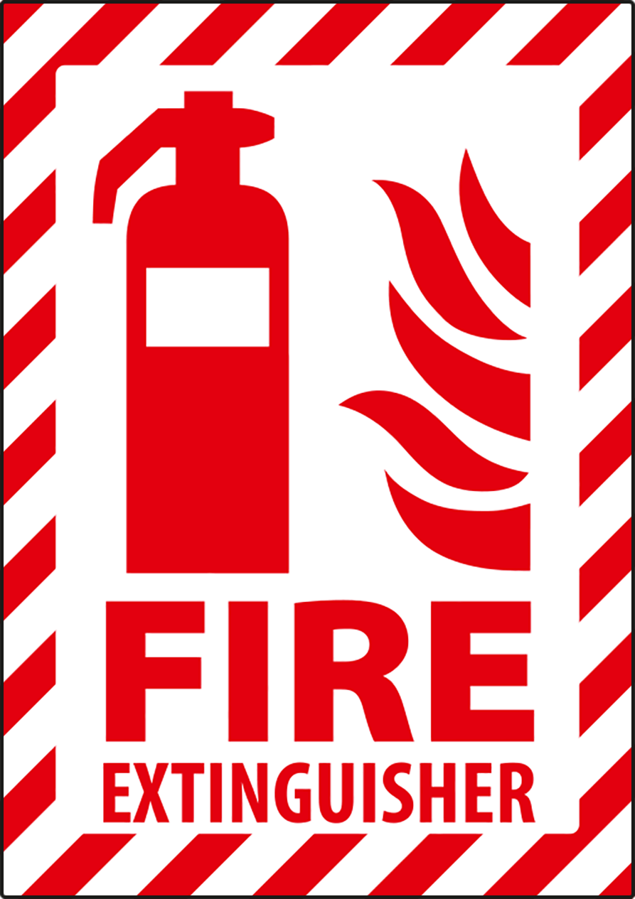 Fire Extinguisher with symbol