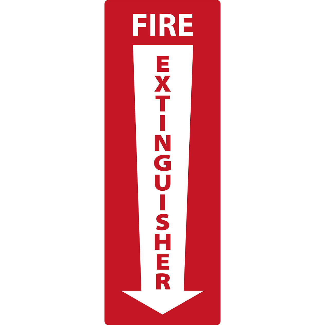 Fire Extinguisher with arrow down small