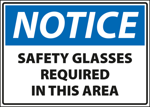 Caution - hard hats. safety glasses. safety shoes reuired beyond this point.