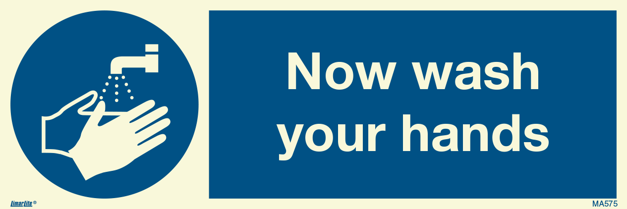 Now wash your hands.