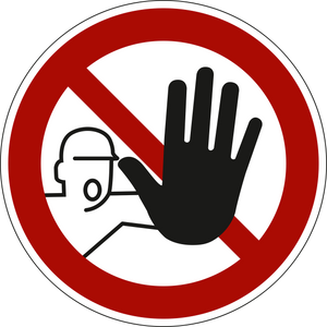 No entry. [P06].