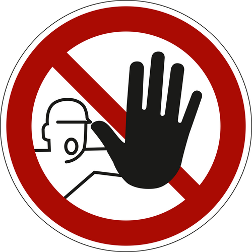 No entry. [P06].