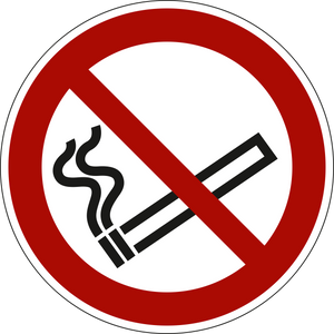 No smoking. ISO 7010 [P002]