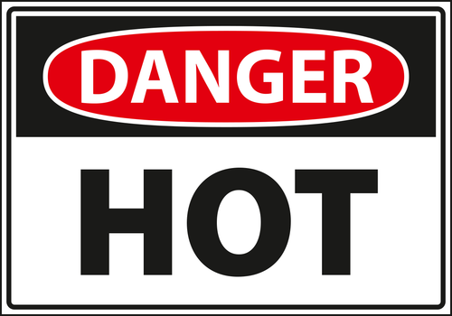 Danger - hot.