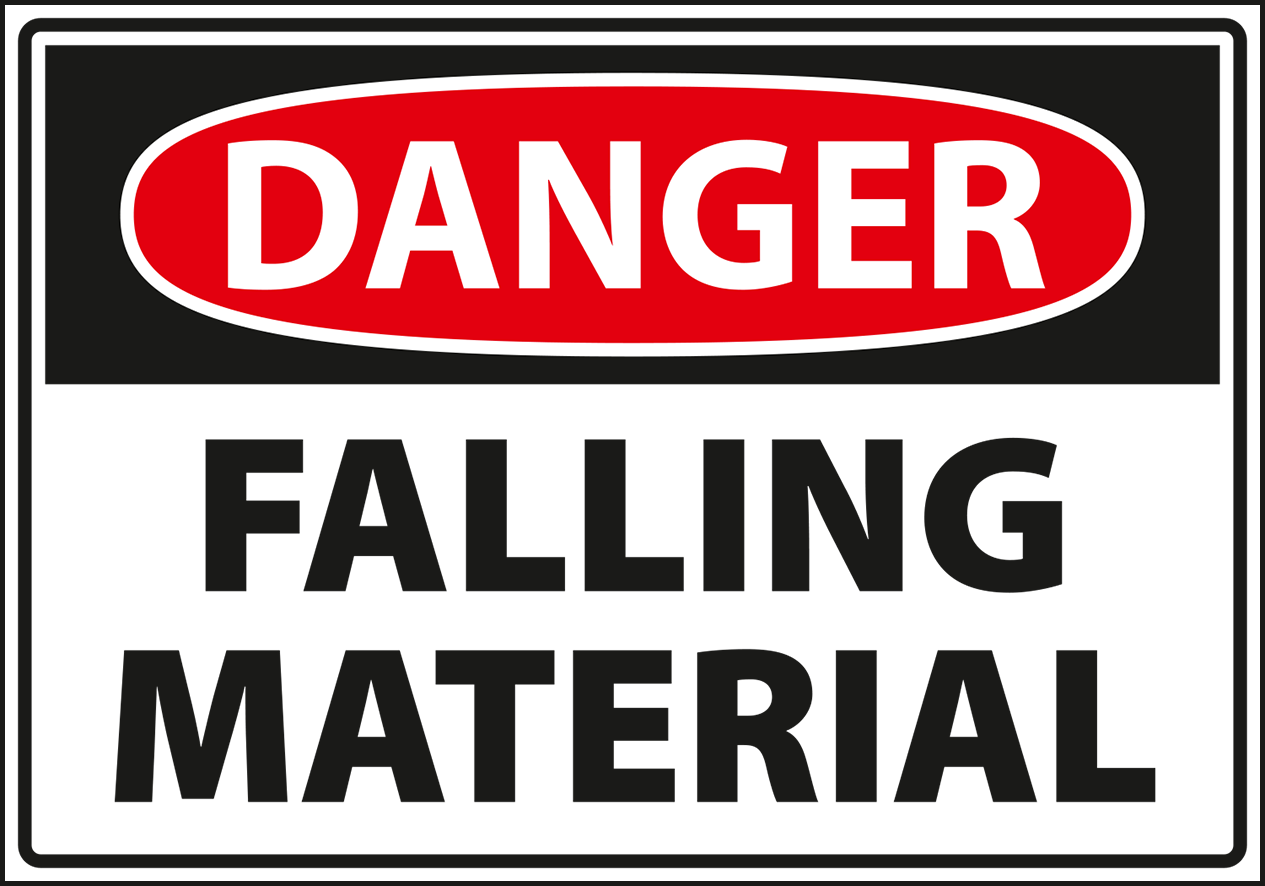 Warning - Caution folling material