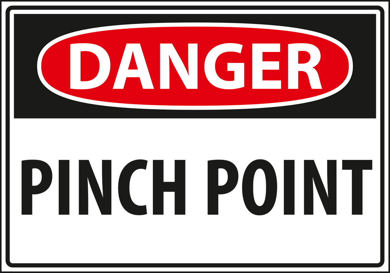 Warning - Pinch point