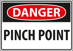 Warning - Pinch point
